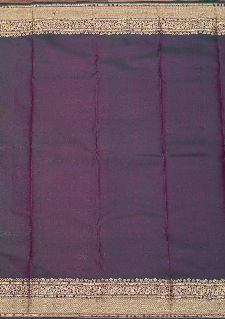 Royal Blue Zariwork Pure Silk Saree
