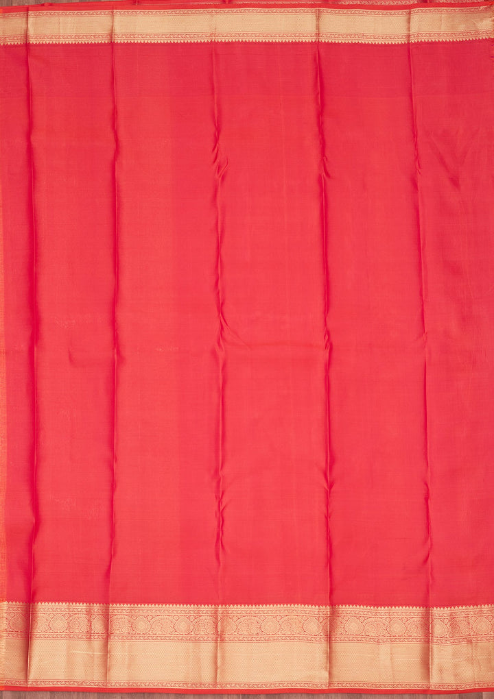 Rani Pink Zariwork Pure Silk Silk_Saree-koskii