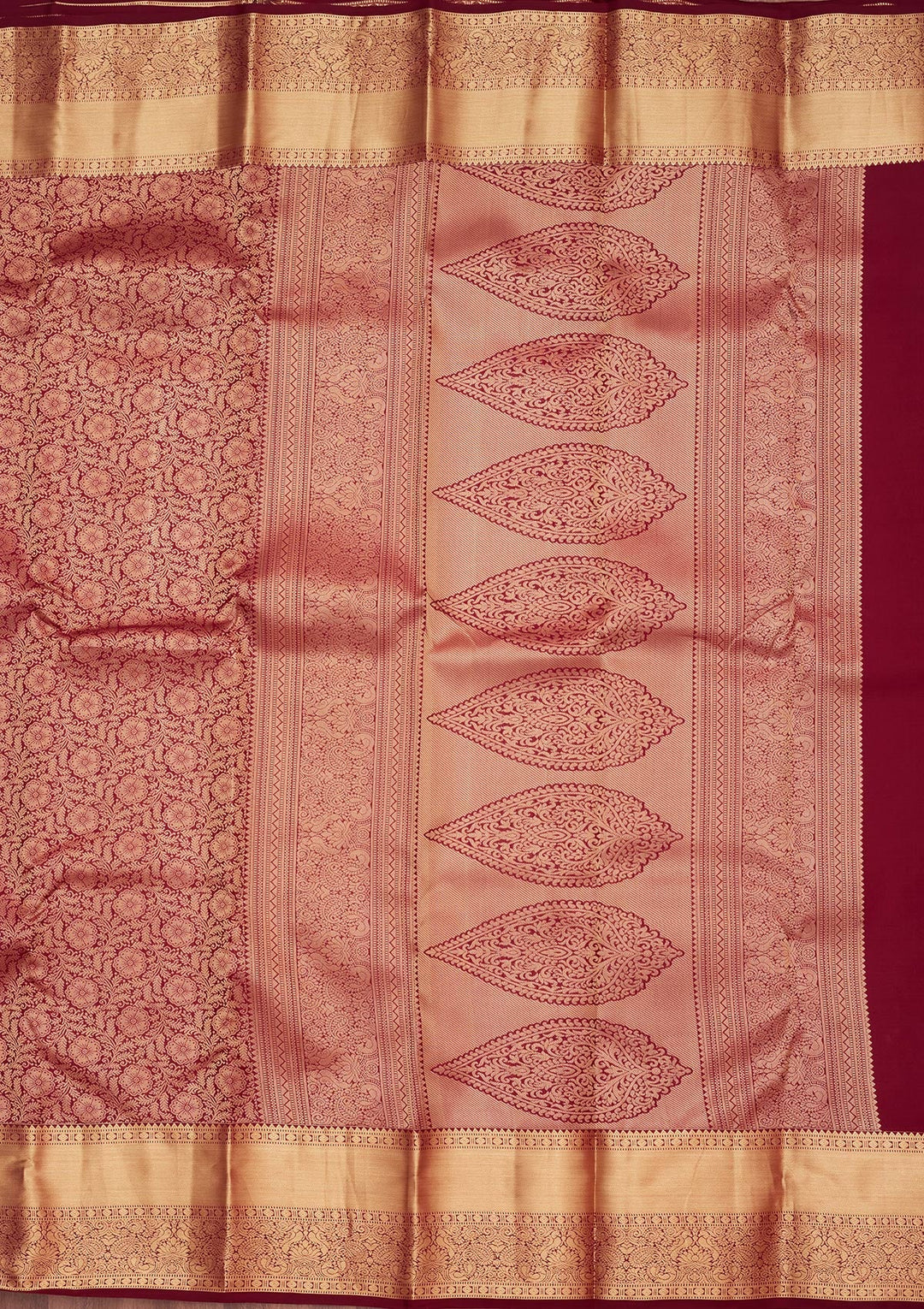 Brown Zariwork Pure Silk Saree-koskii