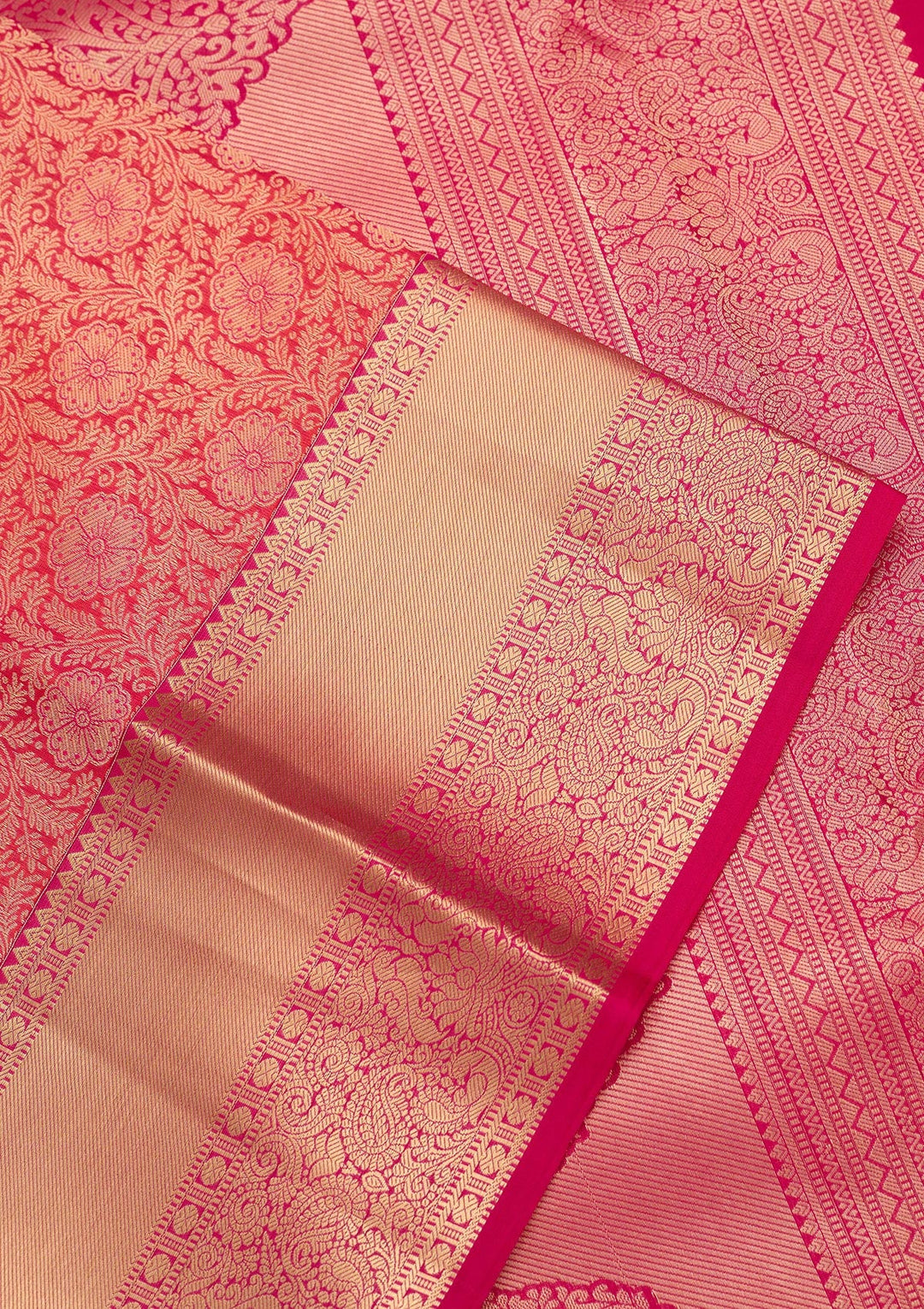 Pink Zariwork Pure Silk Saree-koskii