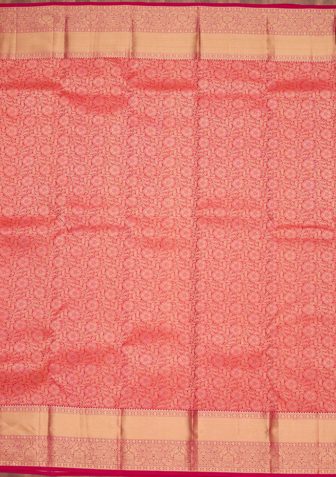 Pink Zariwork Pure Silk Saree-koskii