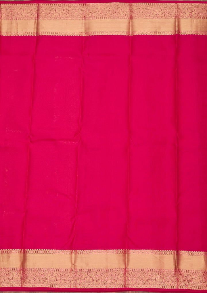 Pink Zariwork Pure Silk Saree-koskii