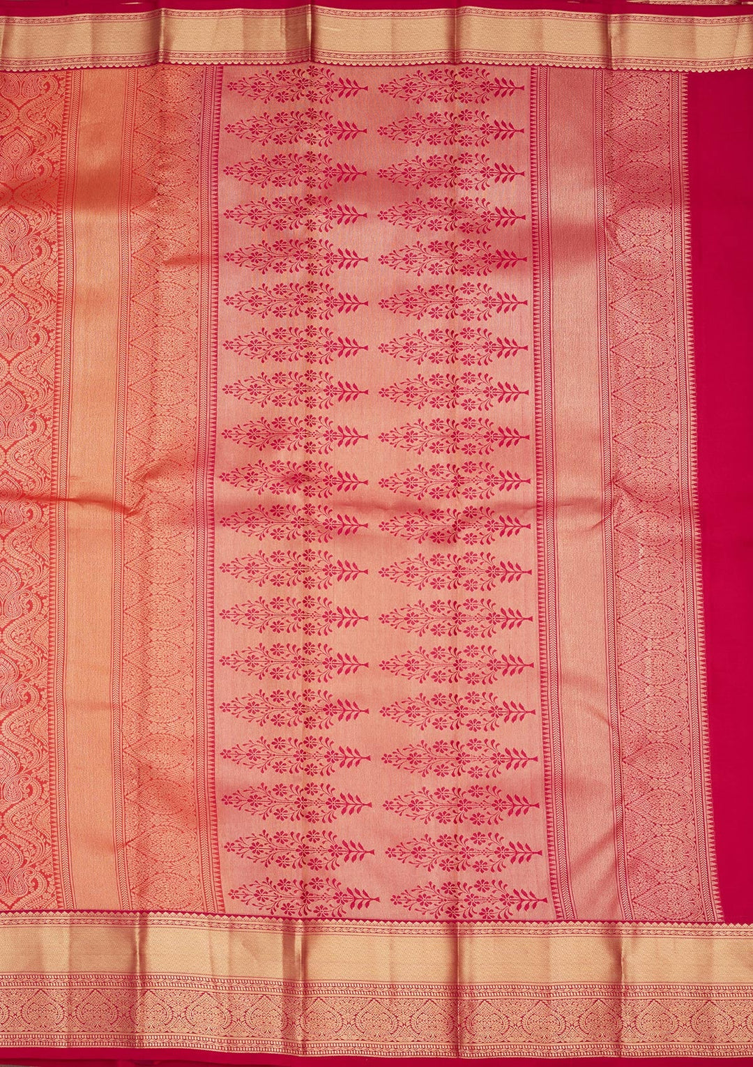 Orange Zariwork Pure Silk Saree-koskii