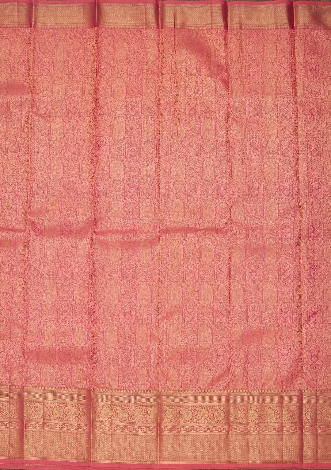 Onion Pink Zariwork Pure Silk Saree-koskii