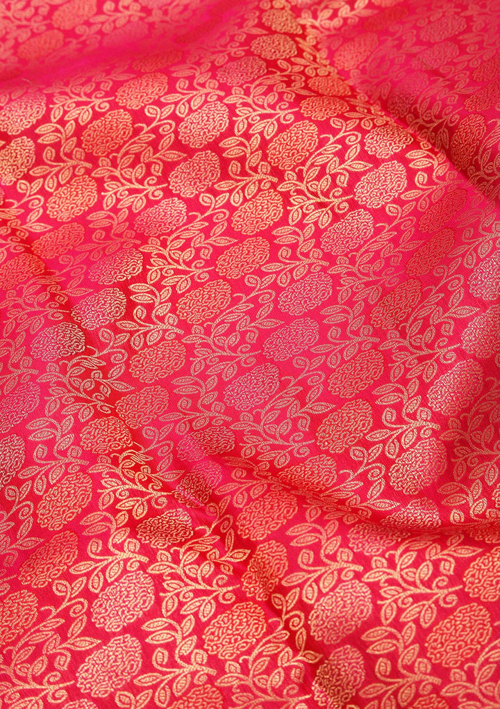Red Zariwork Pure Silk Saree