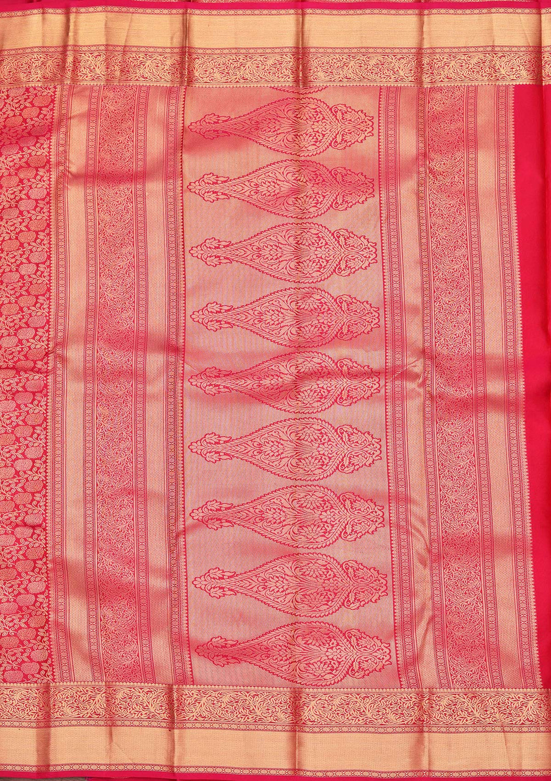 Red Zariwork Pure Silk Saree