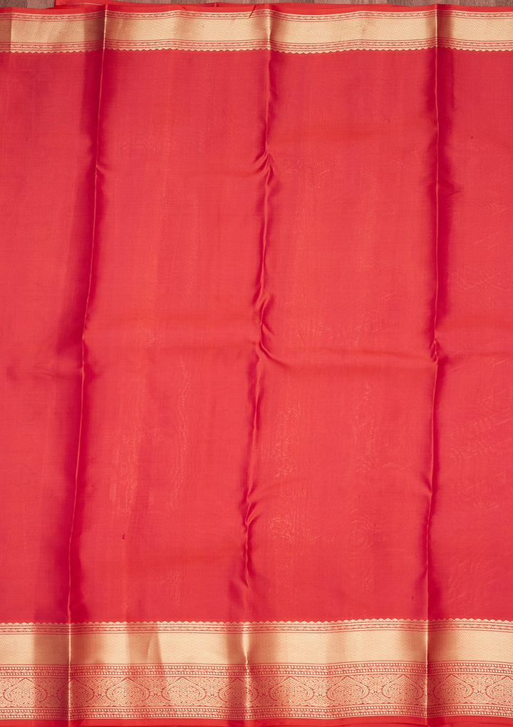 Purple Zariwork Pure Silk Saree-koskii
