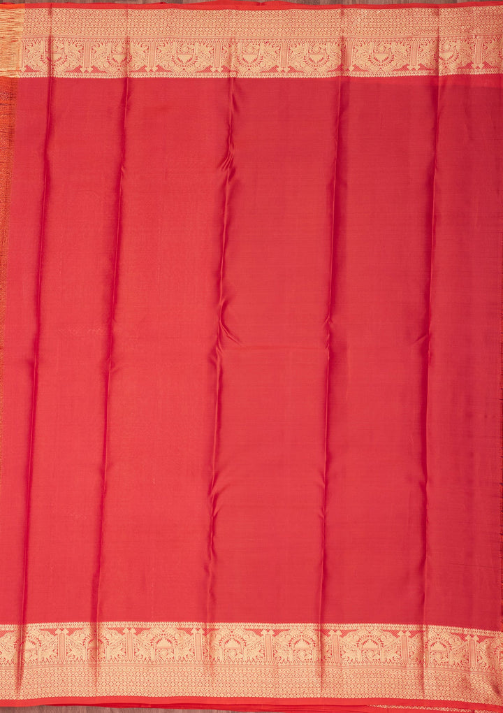 Wine Zariwork Pure Silk Saree-koskii