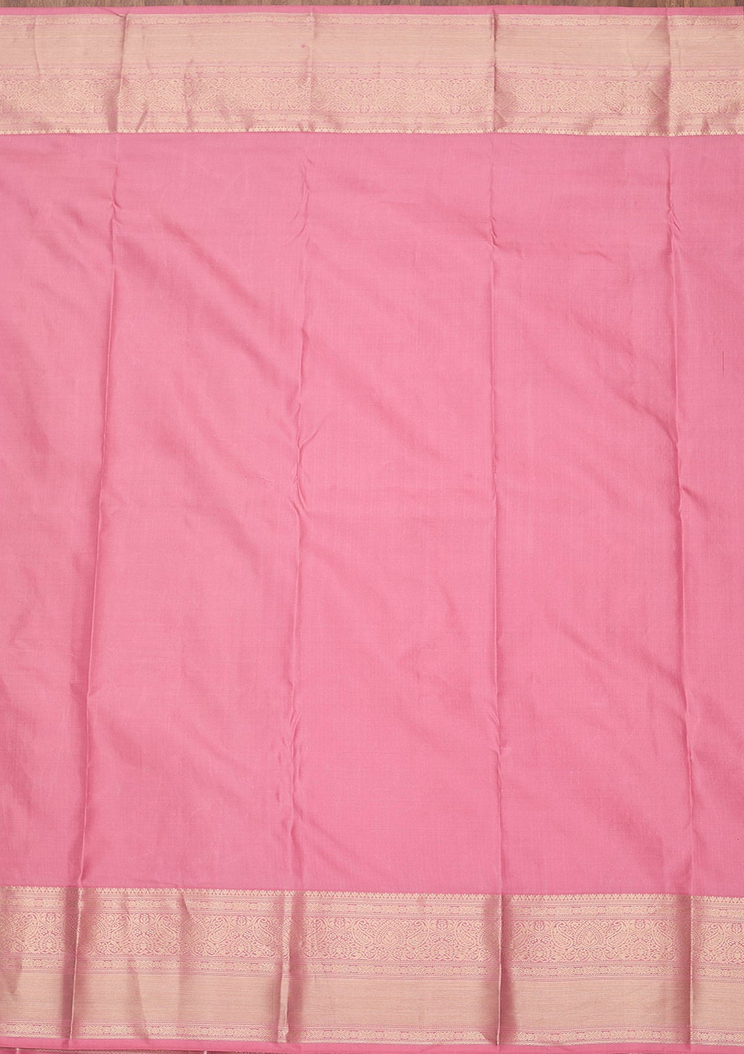 Pink Zariwork (Silver) Silk Silk_Saree