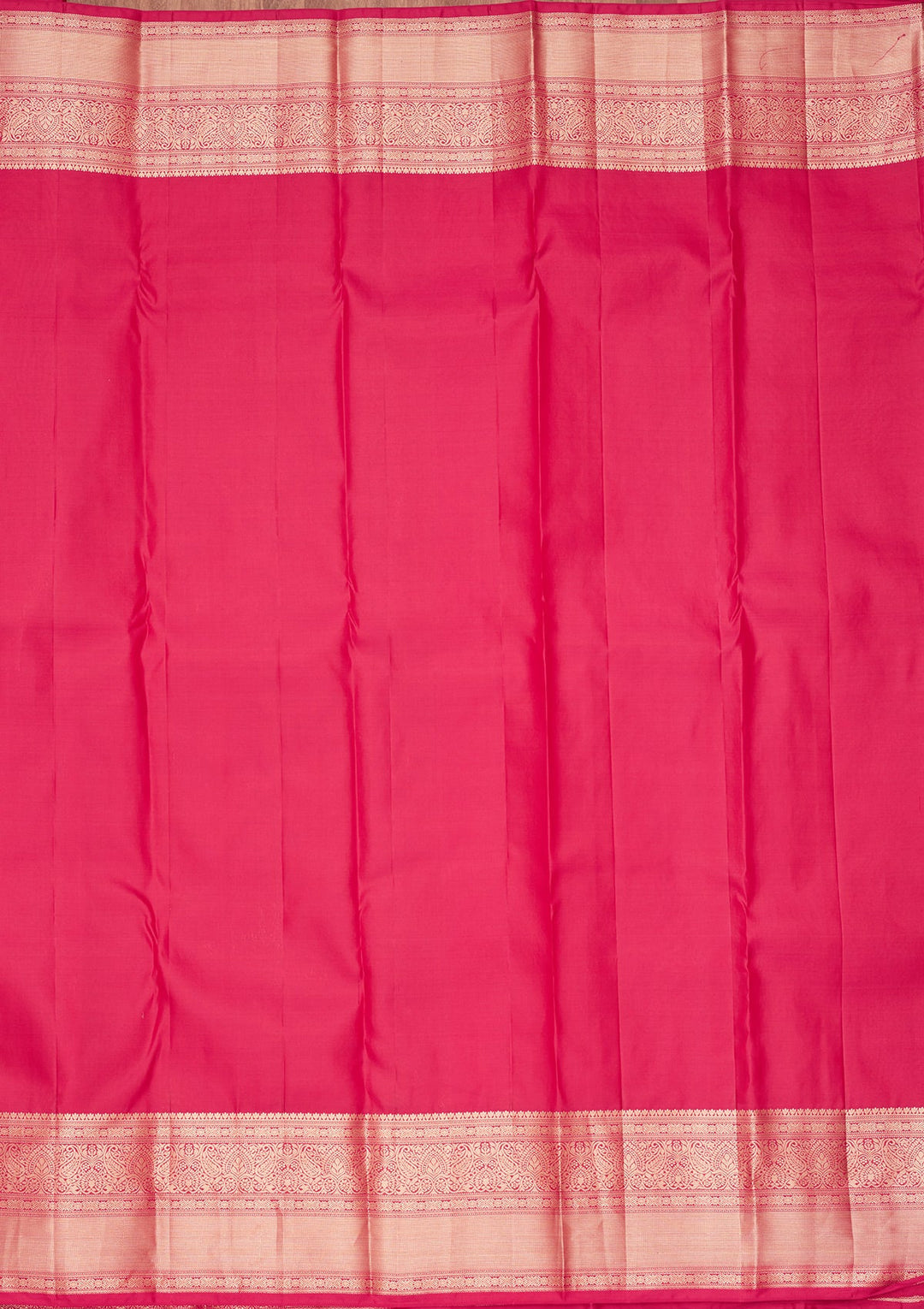 Rani Pink Zariwork Pure Silk Saree-koskii