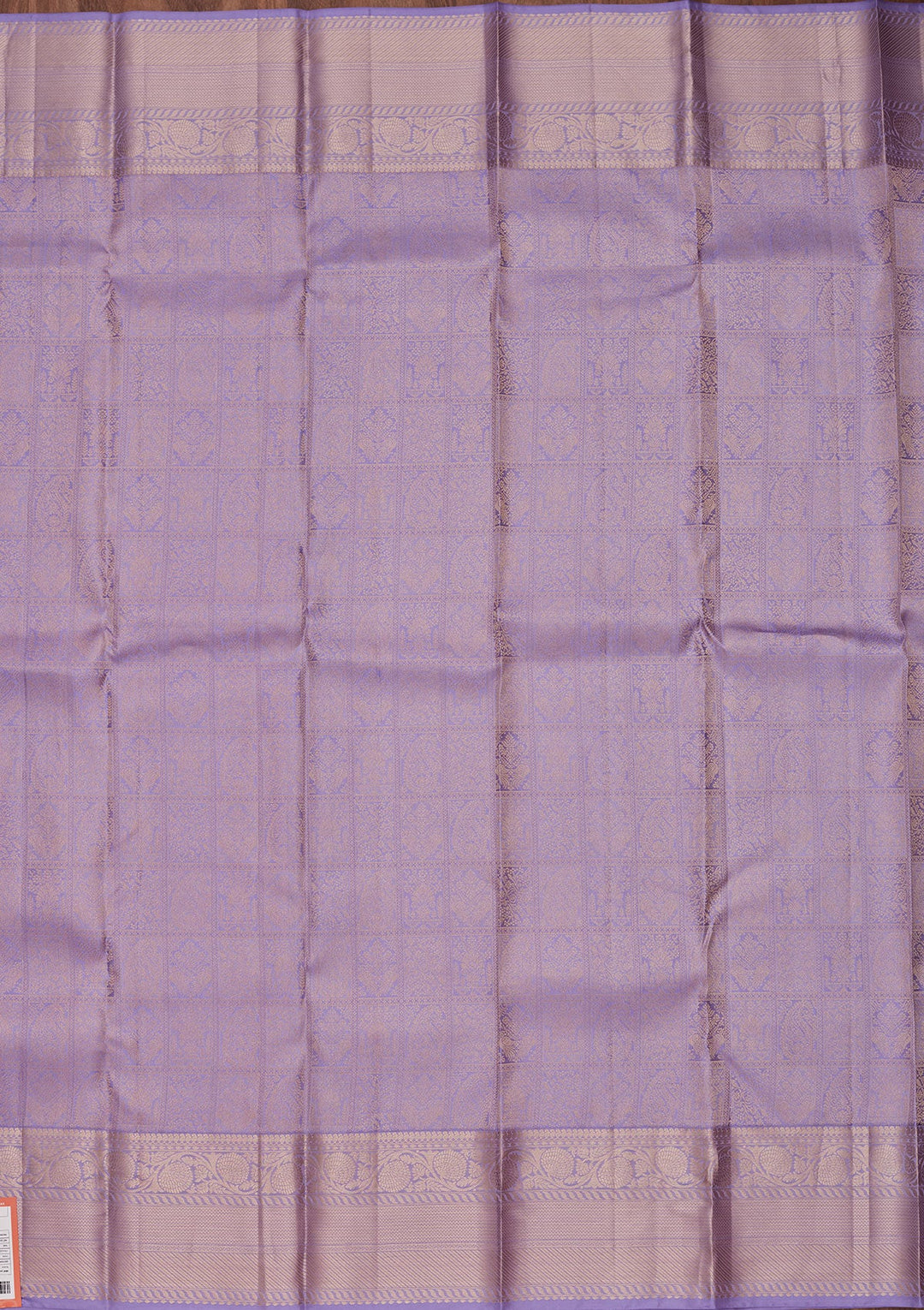 Lavender Zariwork Pure Silk Saree-koskii