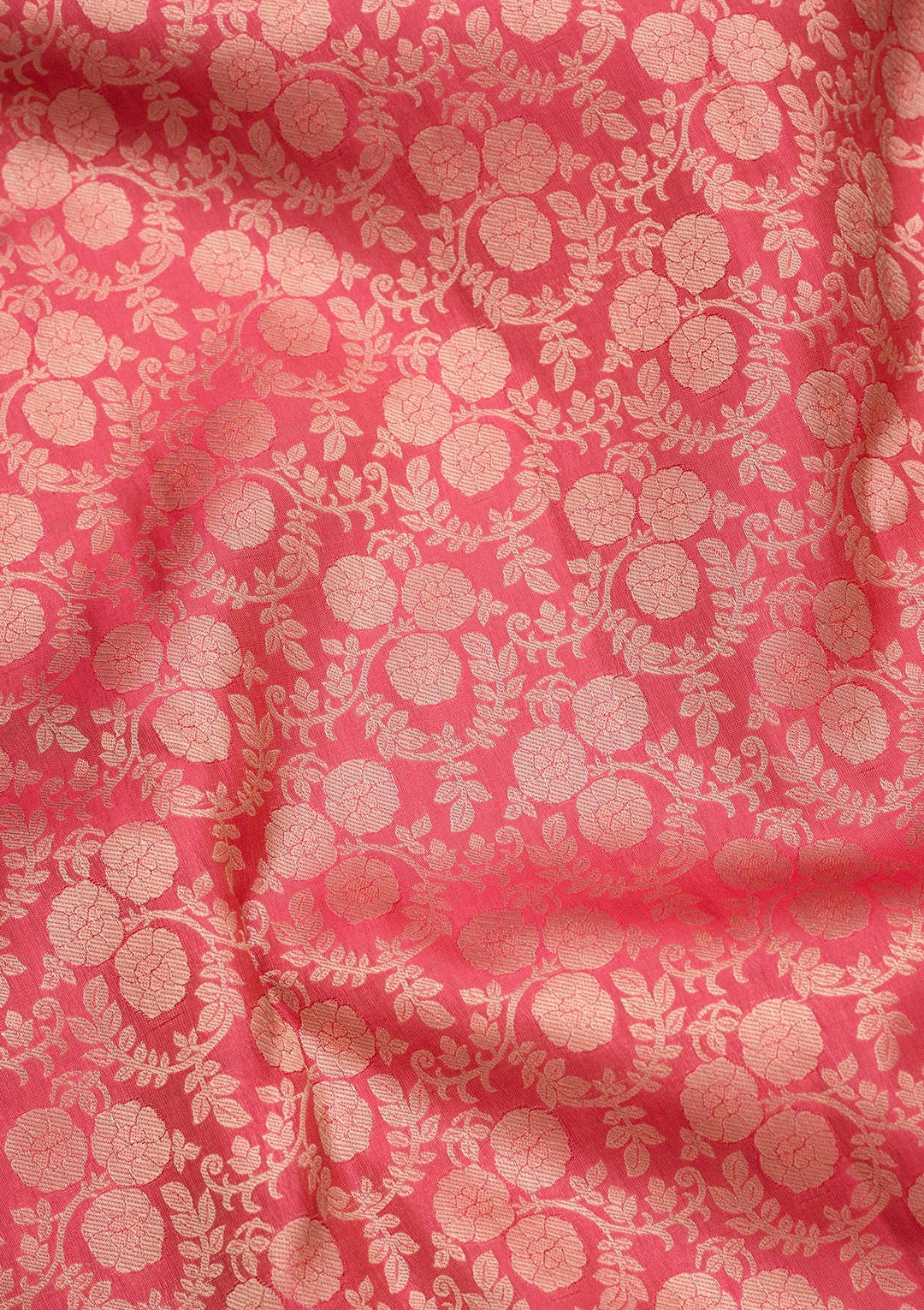 Pink Zariwork Pure Silk Saree-koskii