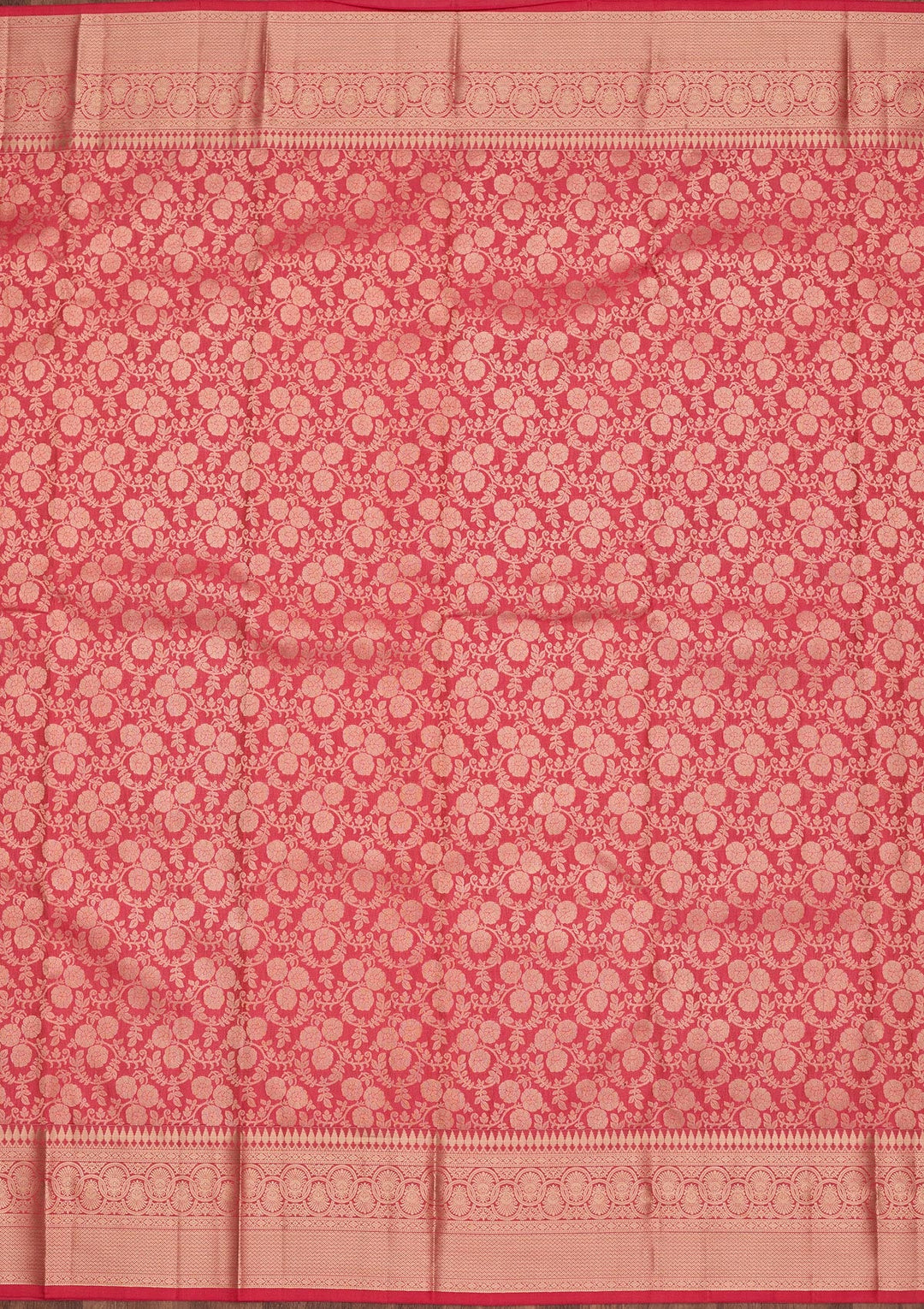 Pink Zariwork Pure Silk Saree-koskii