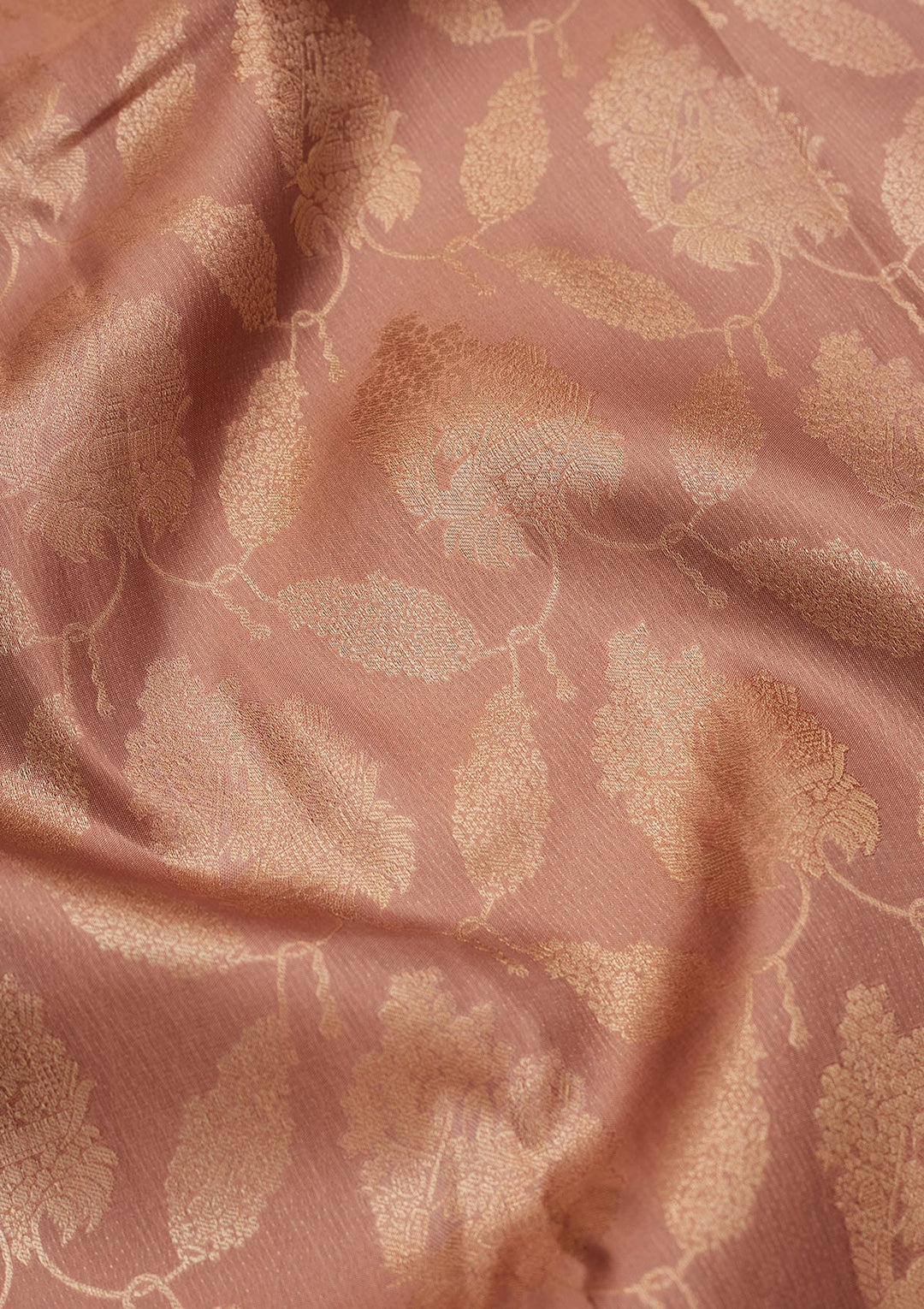 Beige Zariwork Pure Silk Saree-koskii