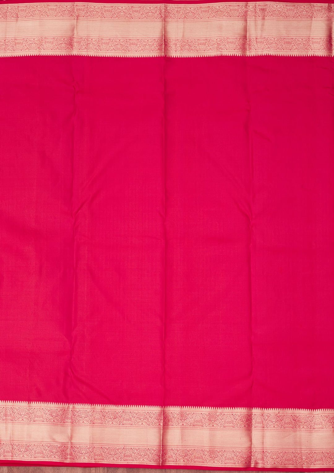 Rani Pink Zariwork Pure Silk Saree-koskii