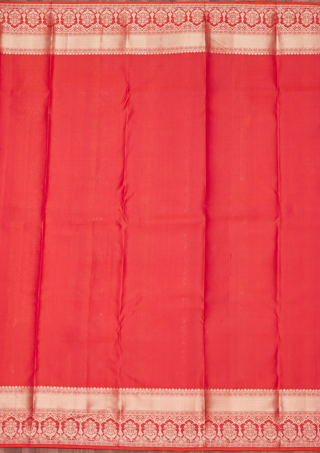 Orange Zariwork Pure Silk Saree-koskii