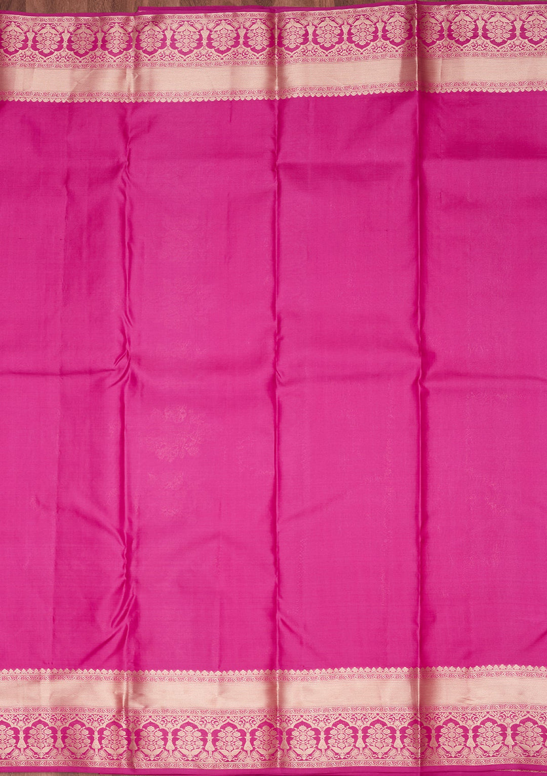 Rani Pink Zariwork Pure Silk Saree-koskii