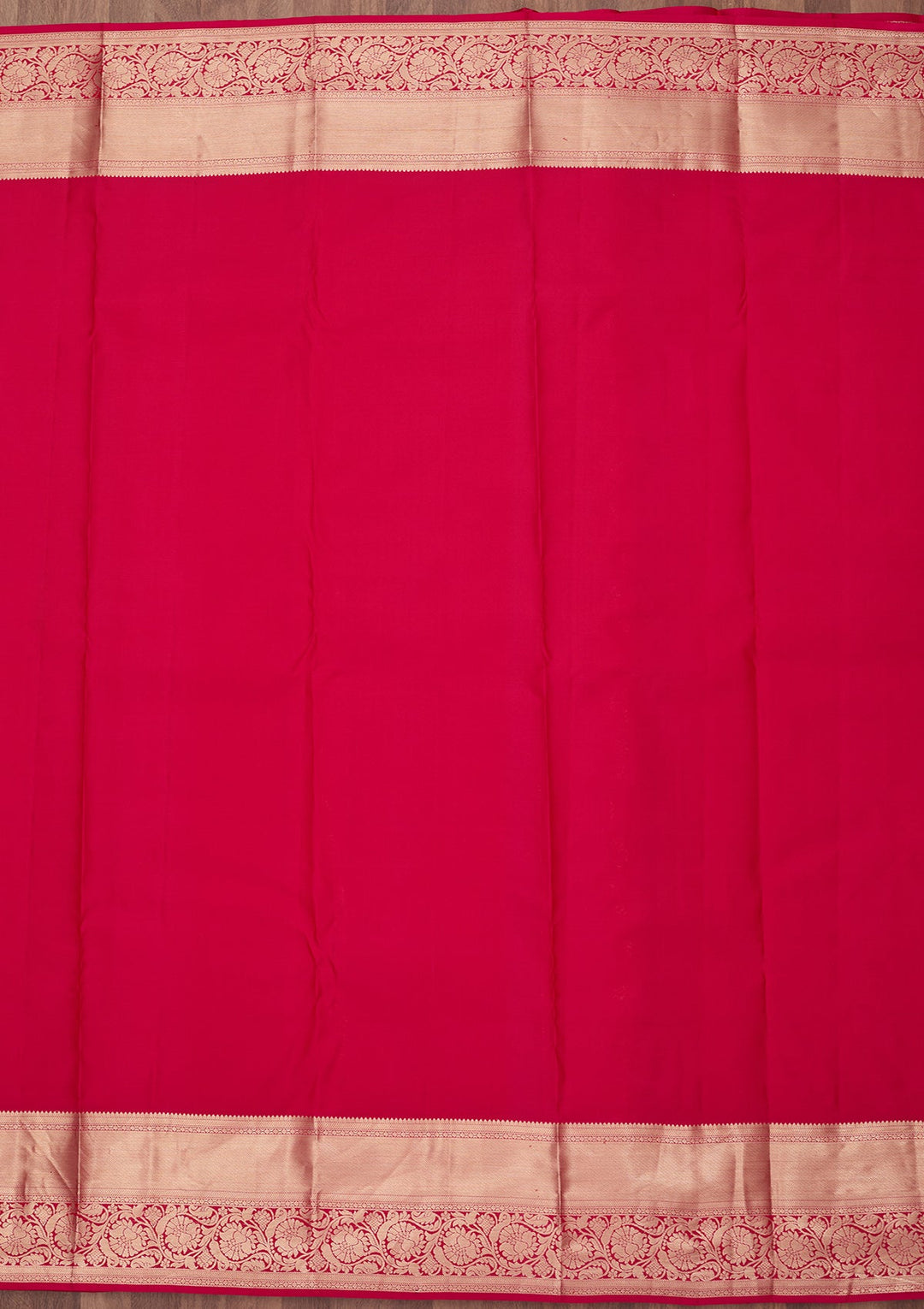 Rani Pink Zariwork (Gold) Pure Silk Silk_Saree