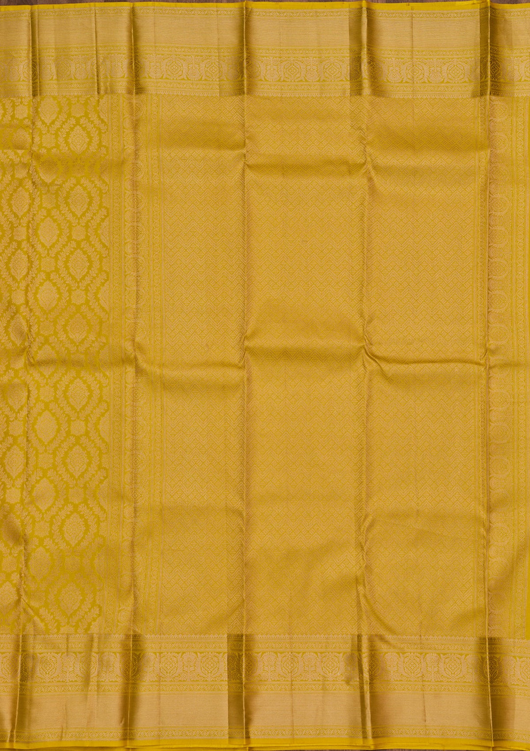 Yellow Zariwork Pure Silk Saree-koskii