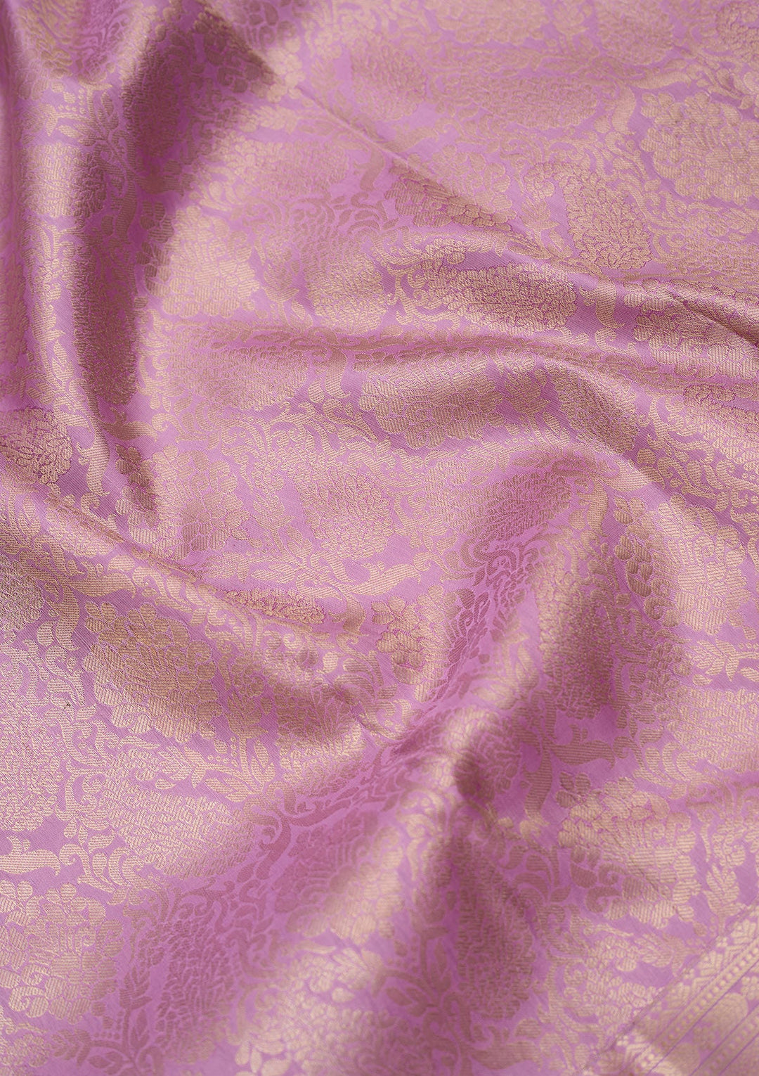 Lavender Zariwork (Silver) Silk Silk_Saree