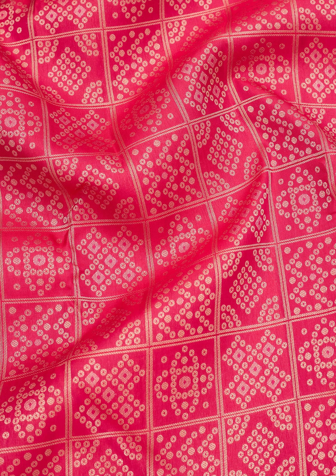 Rani Pink Zariwork Pure Silk Saree-koskii