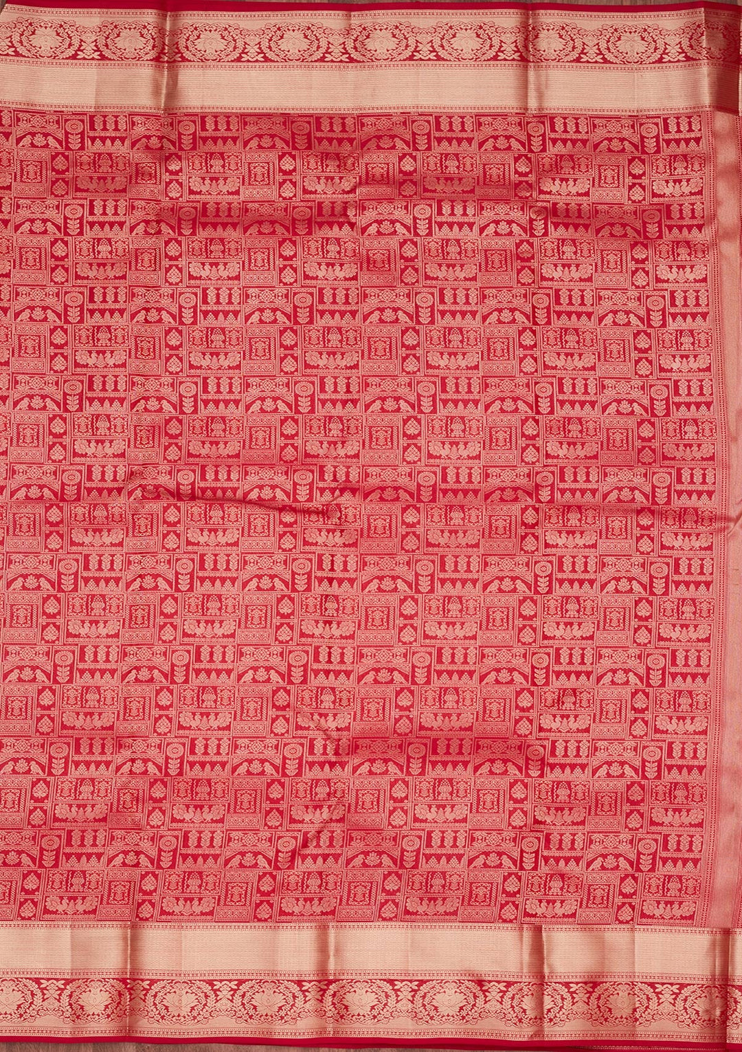 Maroon Zariwork Pure Silk Saree-koskii