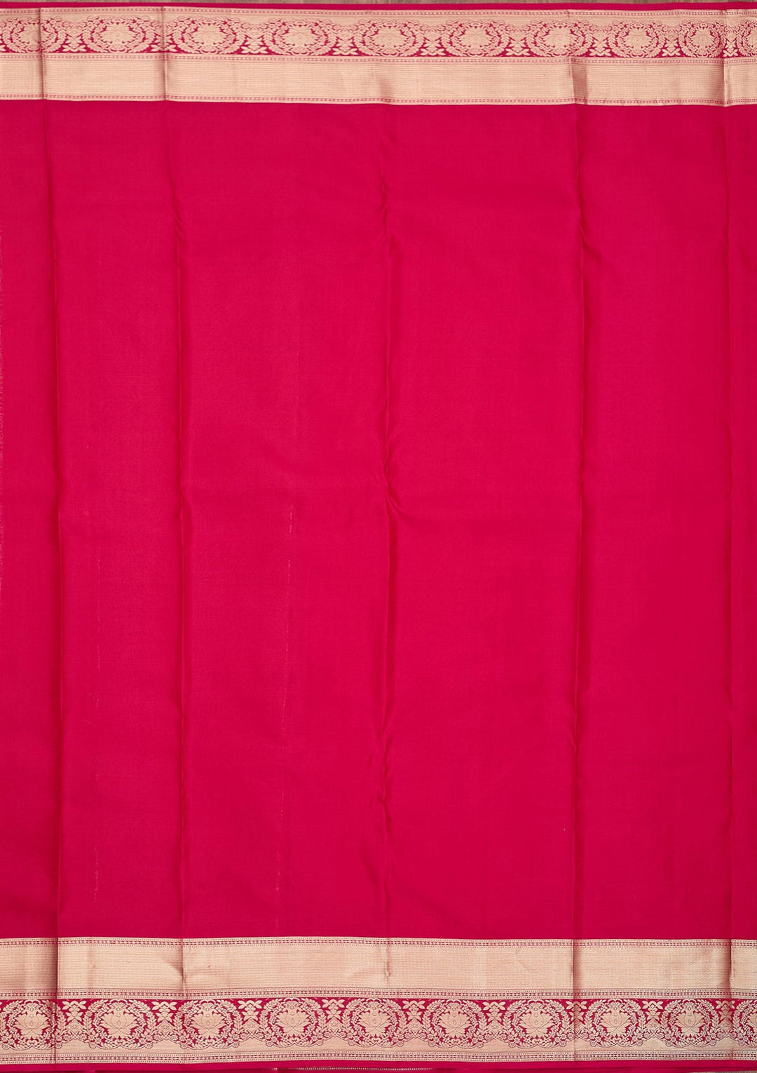 Rani Pink Zariwork (Gold) Pure Silk Silk_Saree