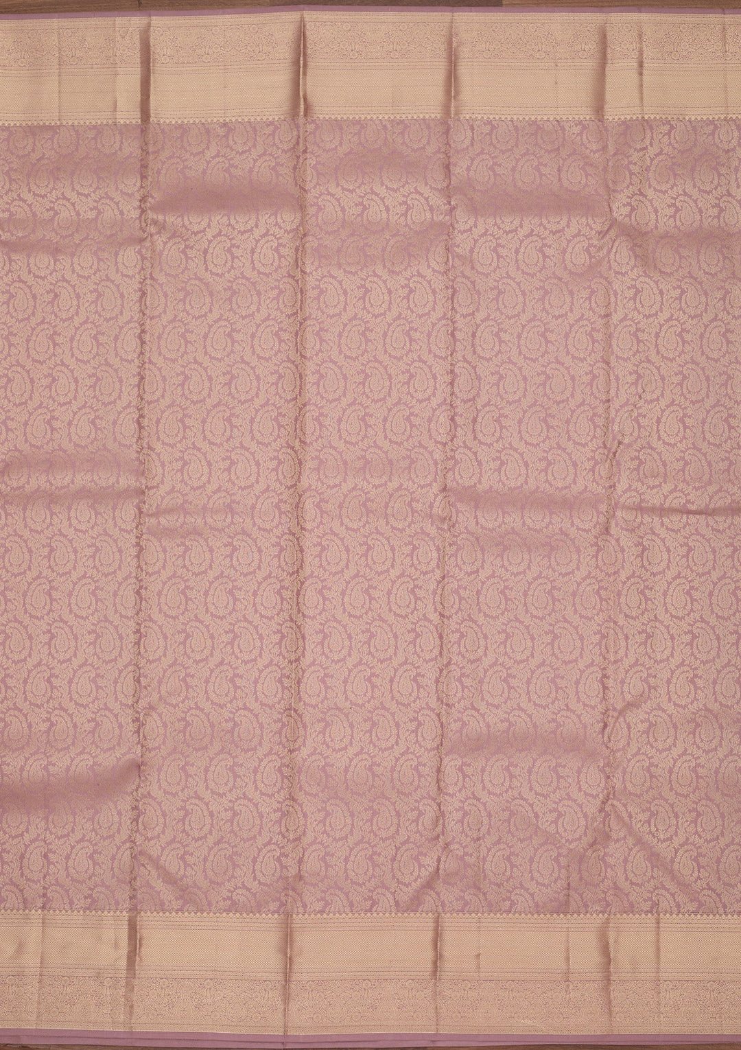 Light Brown Zariwork Pure Silk Saree