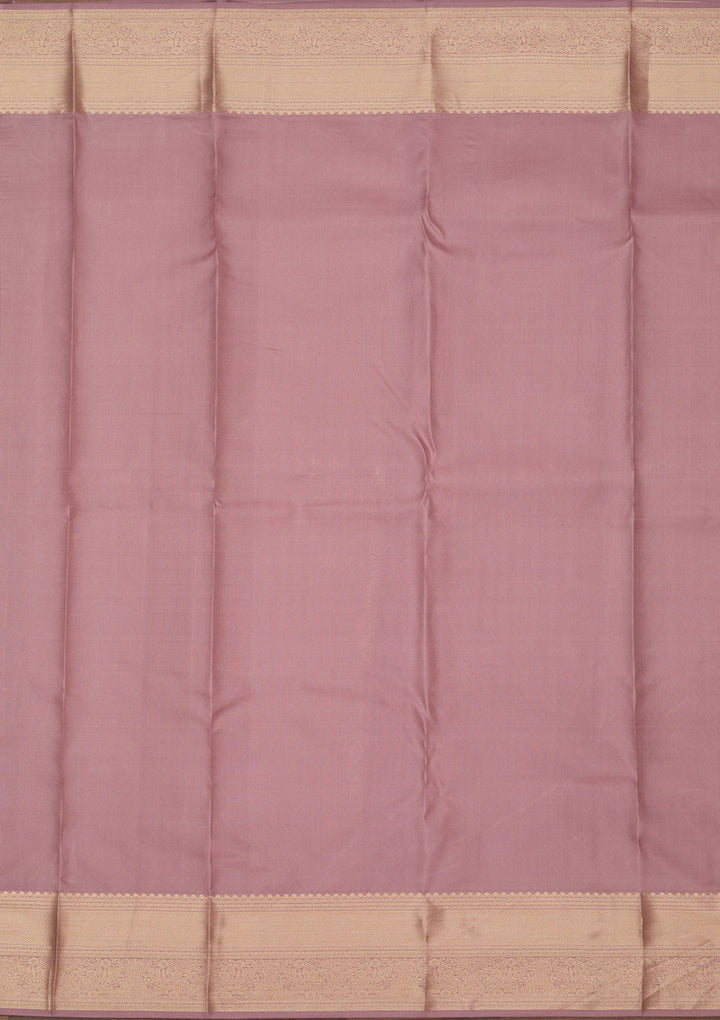 Light Brown Zariwork Pure Silk Saree