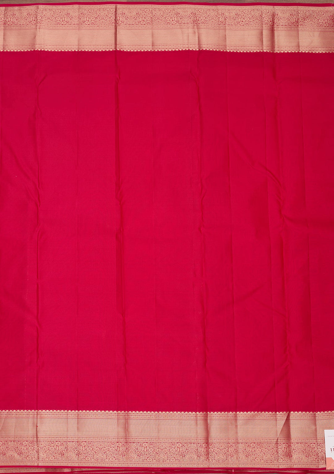 Rani Pink Kanjivaram Pure Silk Saree