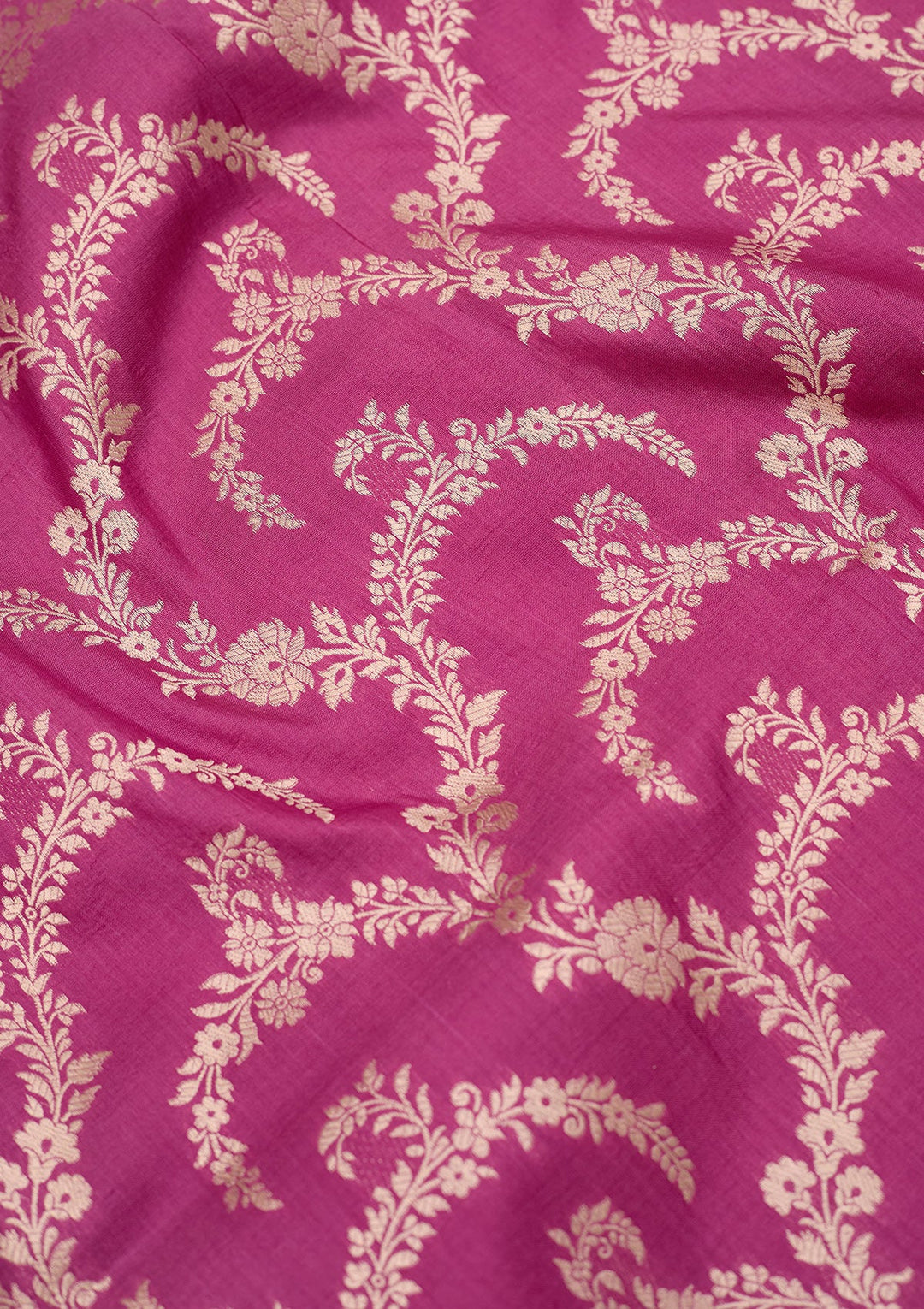 Mauve Zariwork Pure Silk Saree-koskii