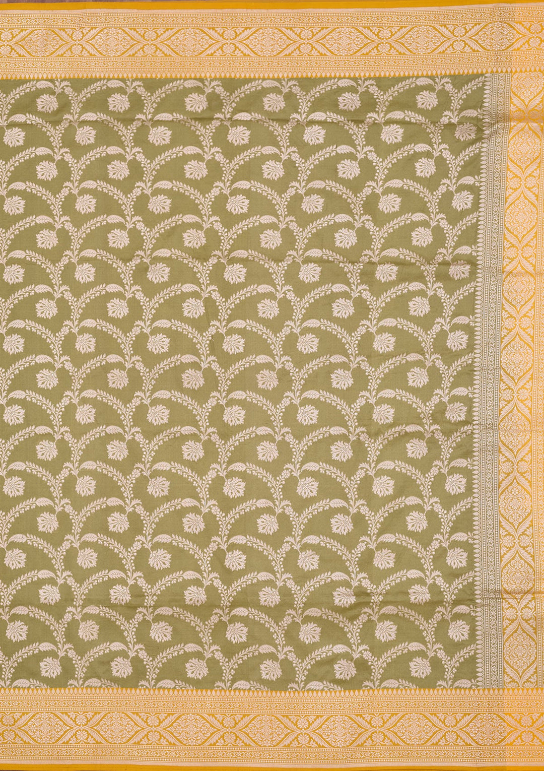 Pista Green Zariwork Pure Silk Saree-koskii