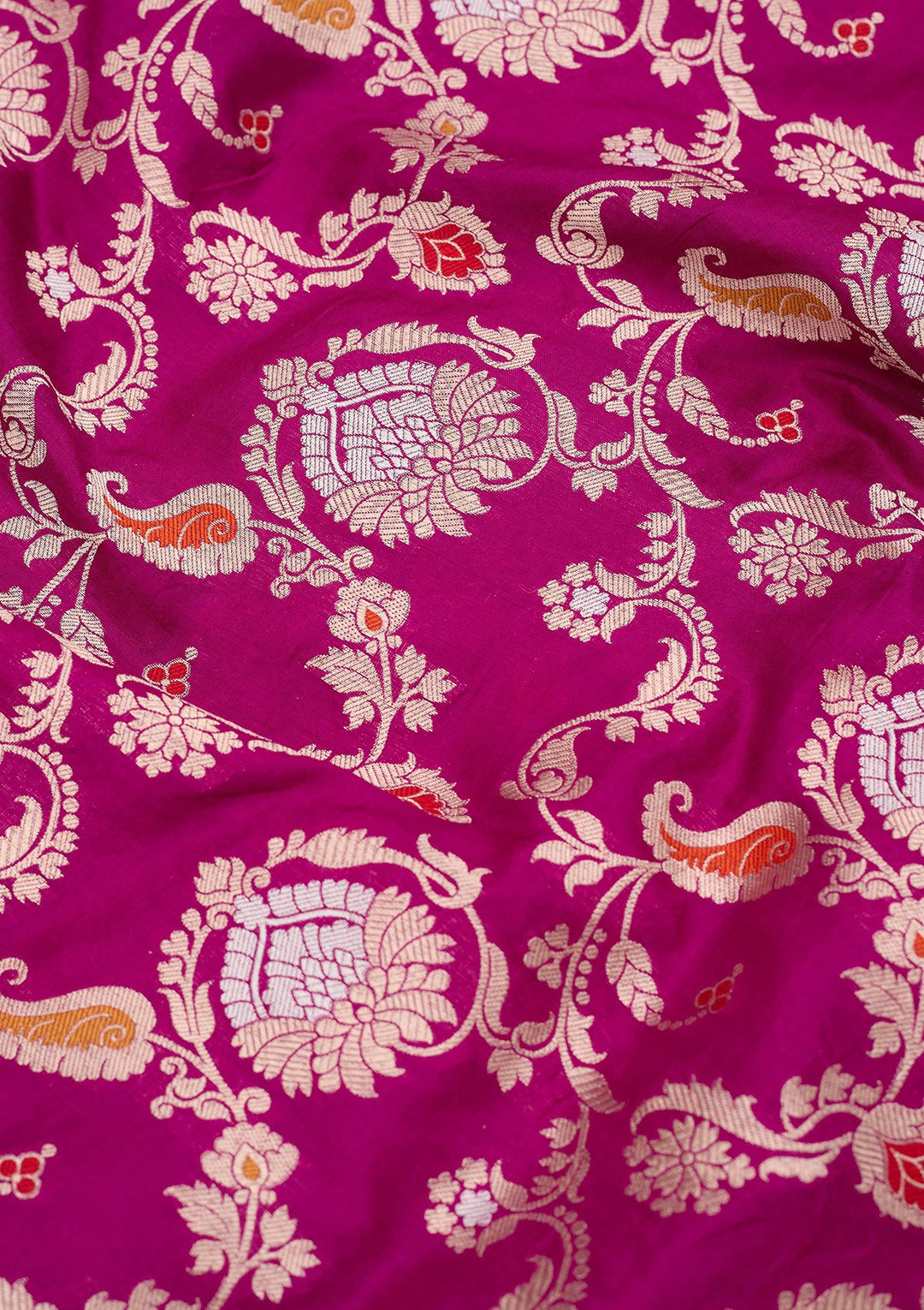 Wine Zariwork Pure Silk Saree-koskii