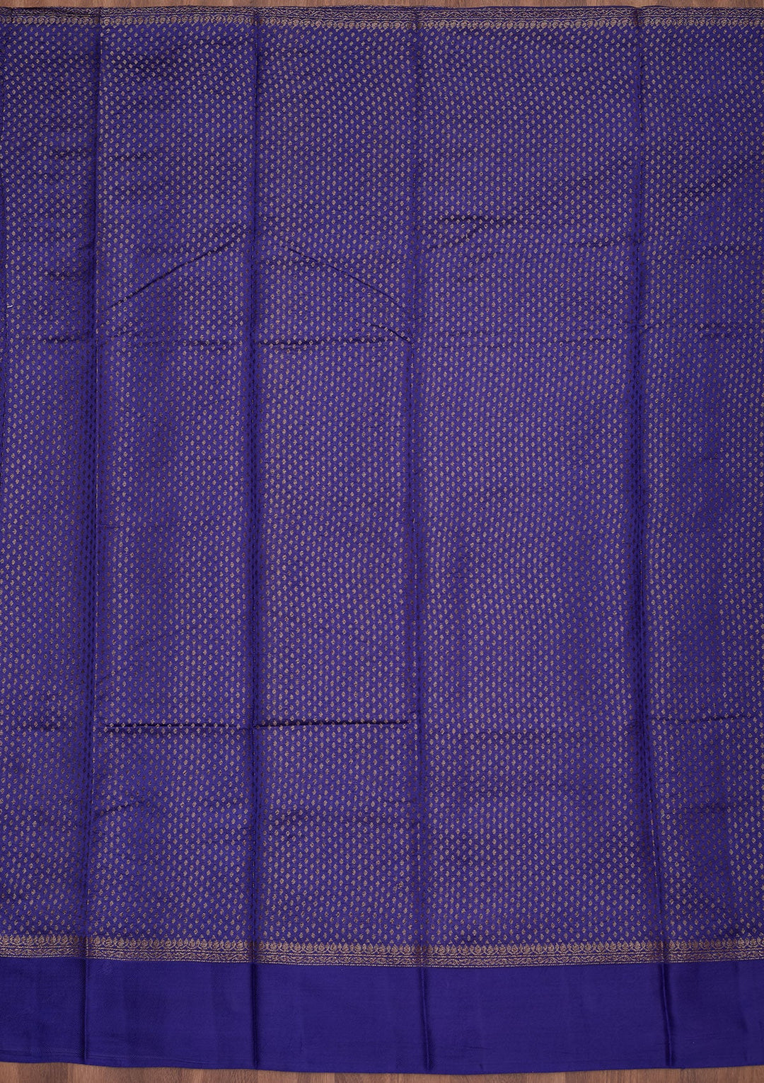 Royal Blue Zariwork Pure Silk Saree