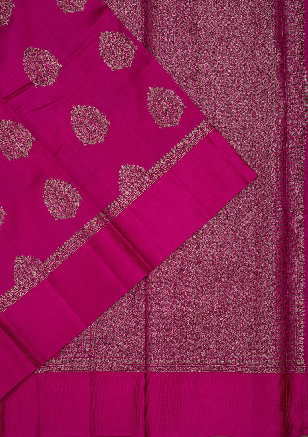 Wine Zariwork Pure Silk Saree