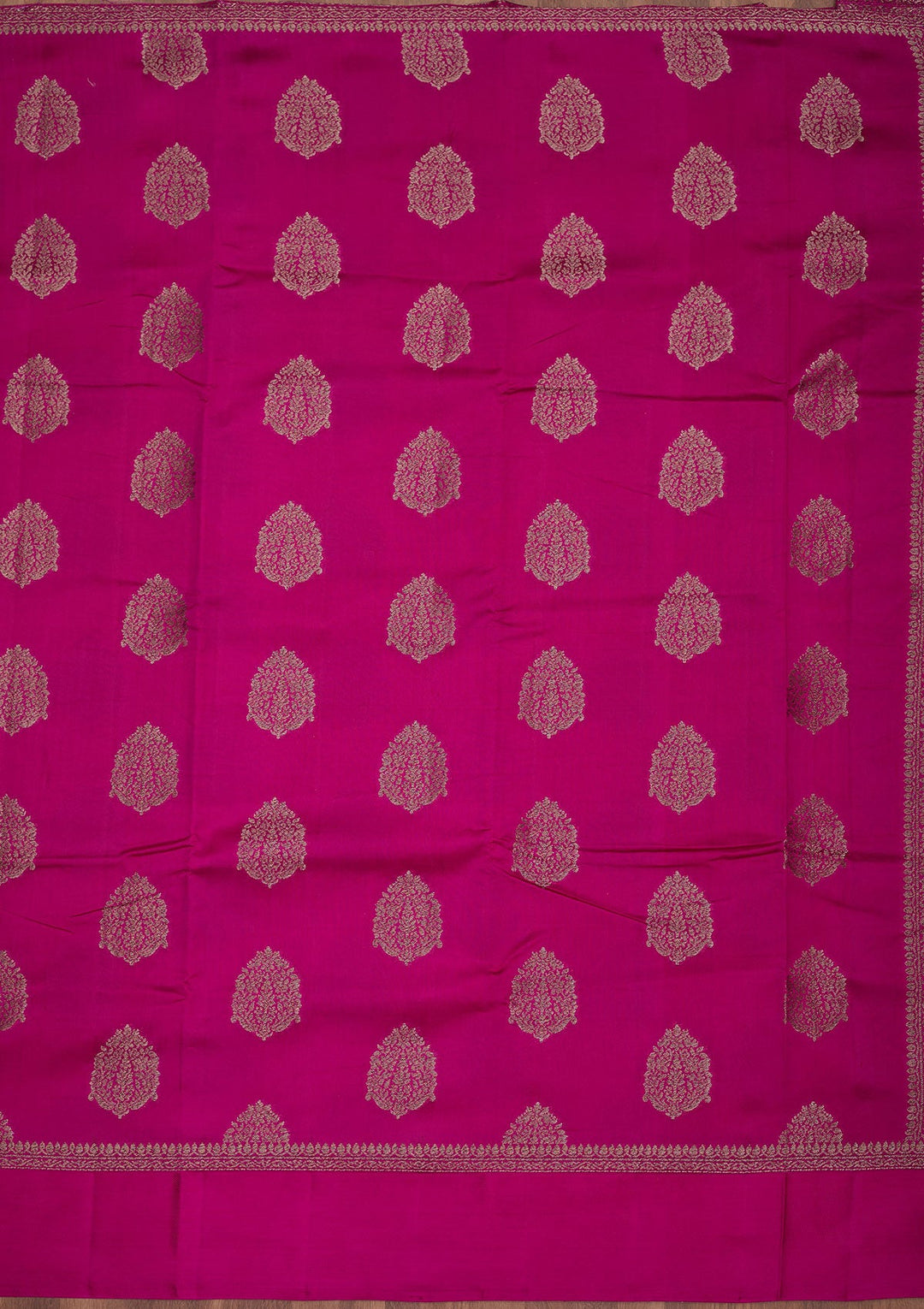 Wine Zariwork Pure Silk Saree