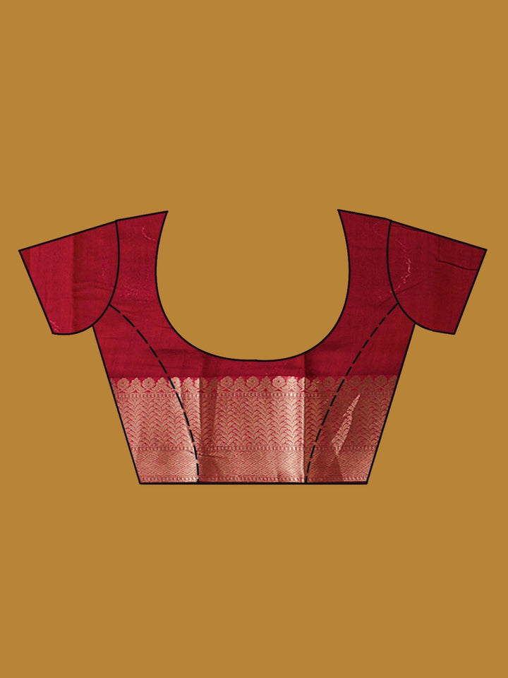 Red Zariwork (Gold) Art Silk Silk_Saree