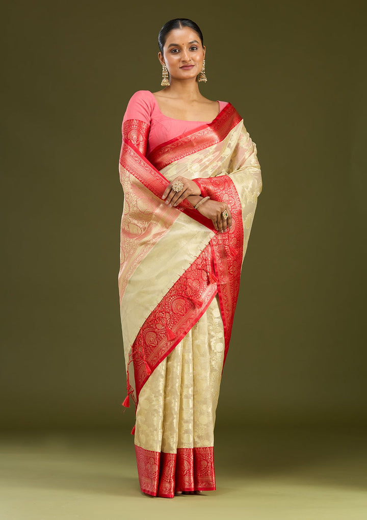 Gold Zariwork (Gold) Art Silk Silk Saree