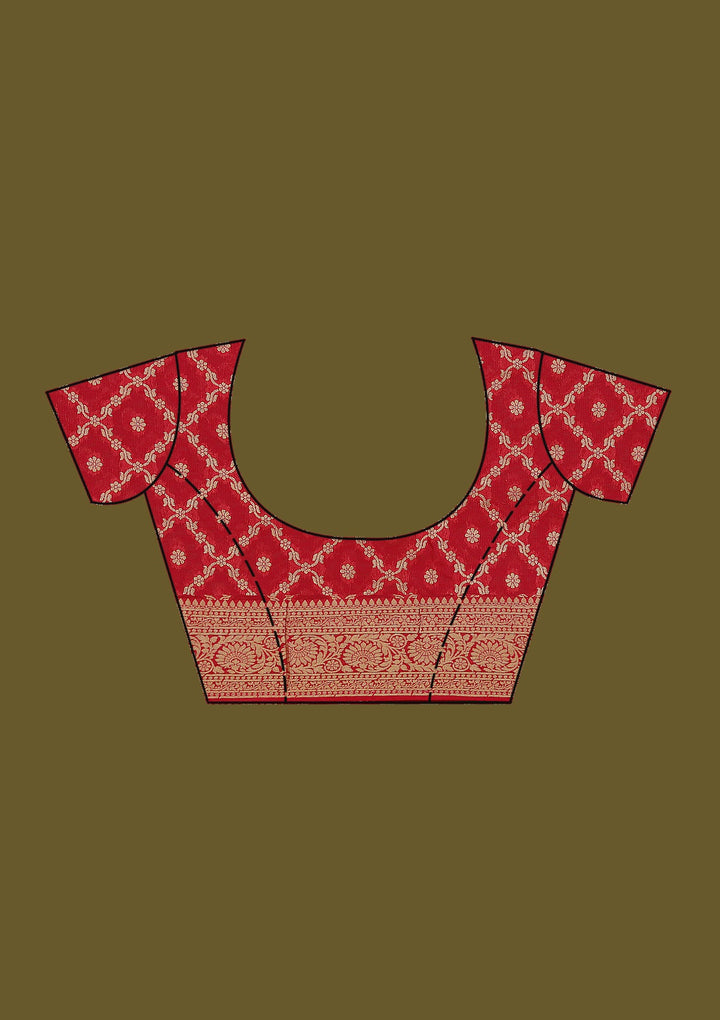 Pink Zariwork Georgette Silk Saree