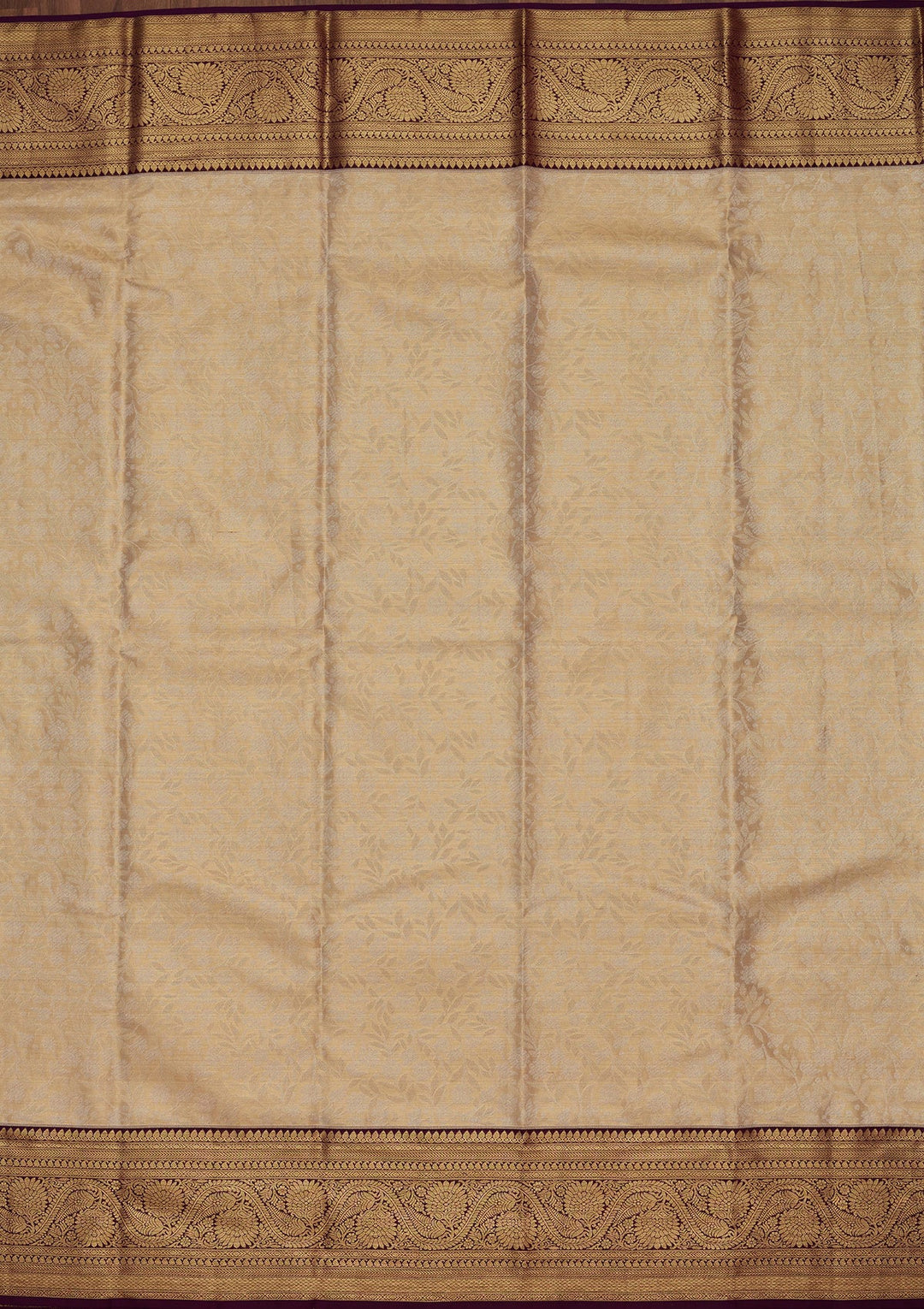 Gold Zariwork Tissue Silk Saree-Koskii
