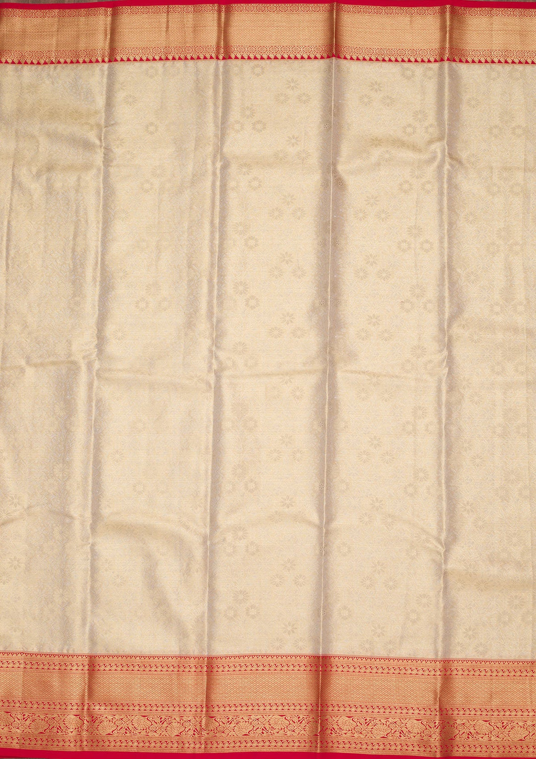 Gold Zariwork Tissue Silk Saree-Koskii