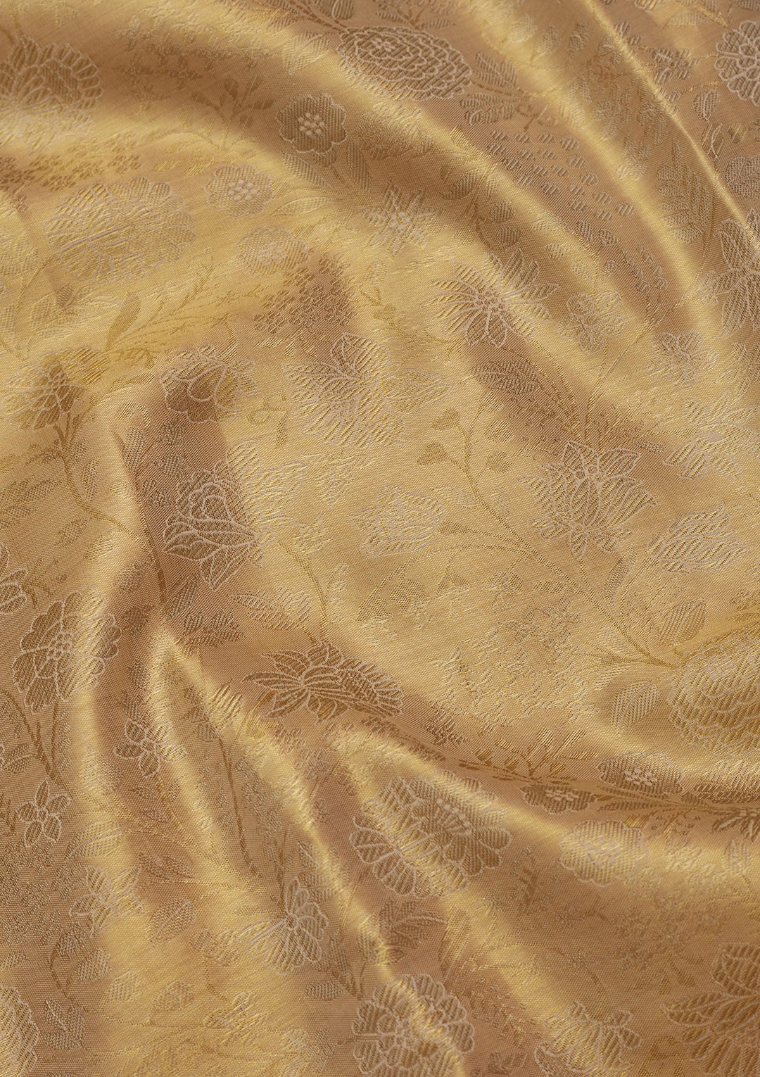 Gold Zariwork Tissue Silk Saree-Koskii