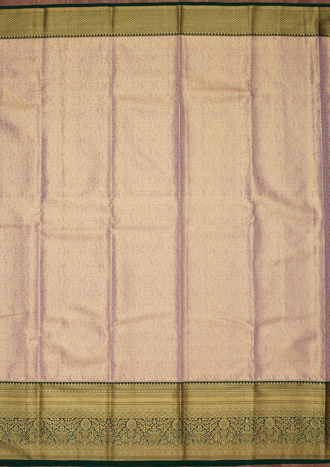 Mauve Zariwork Tissue Silk Saree-Koskii