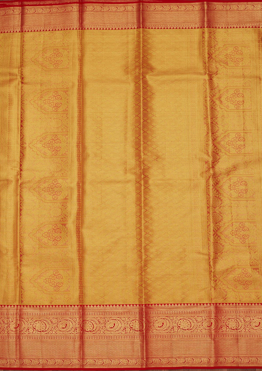 Rama Green Zariwork Tissue Silk Saree-Koskii