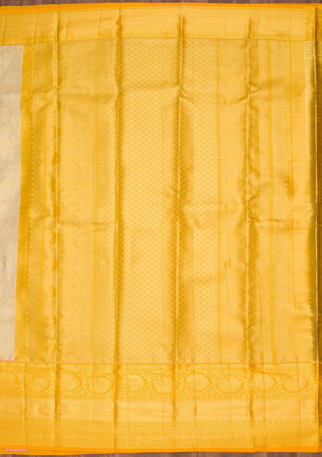 Gold Zariwork Tissue Silk Saree-Koskii