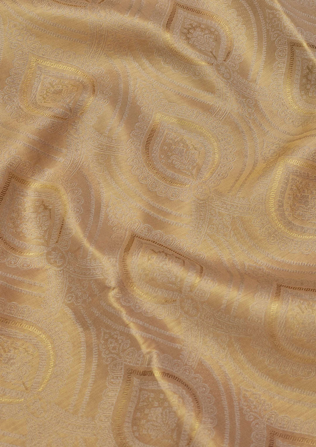 Gold Zariwork Tissue Silk Saree-Koskii