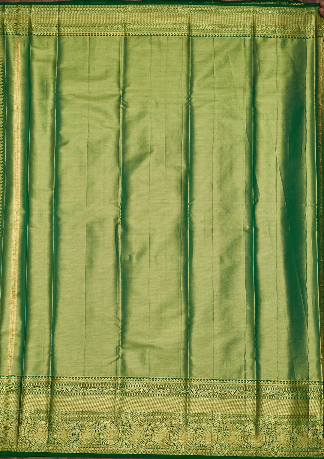 Lemon Yellow Zariwork Tissue Silk Saree-Koskii