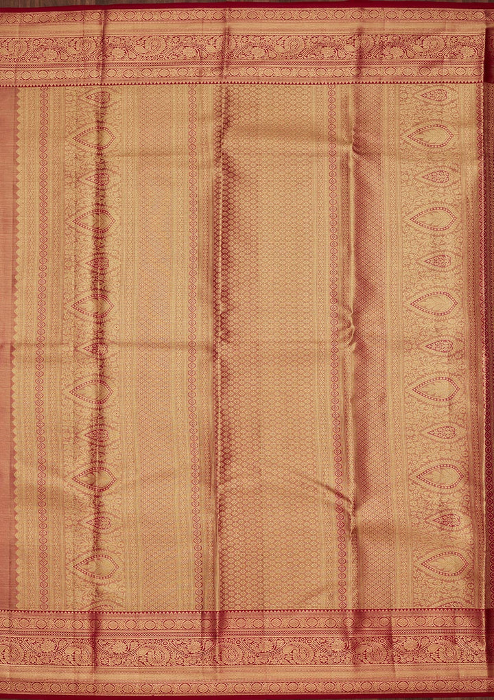 Pink Zariwork Tissue Silk Saree-Koskii