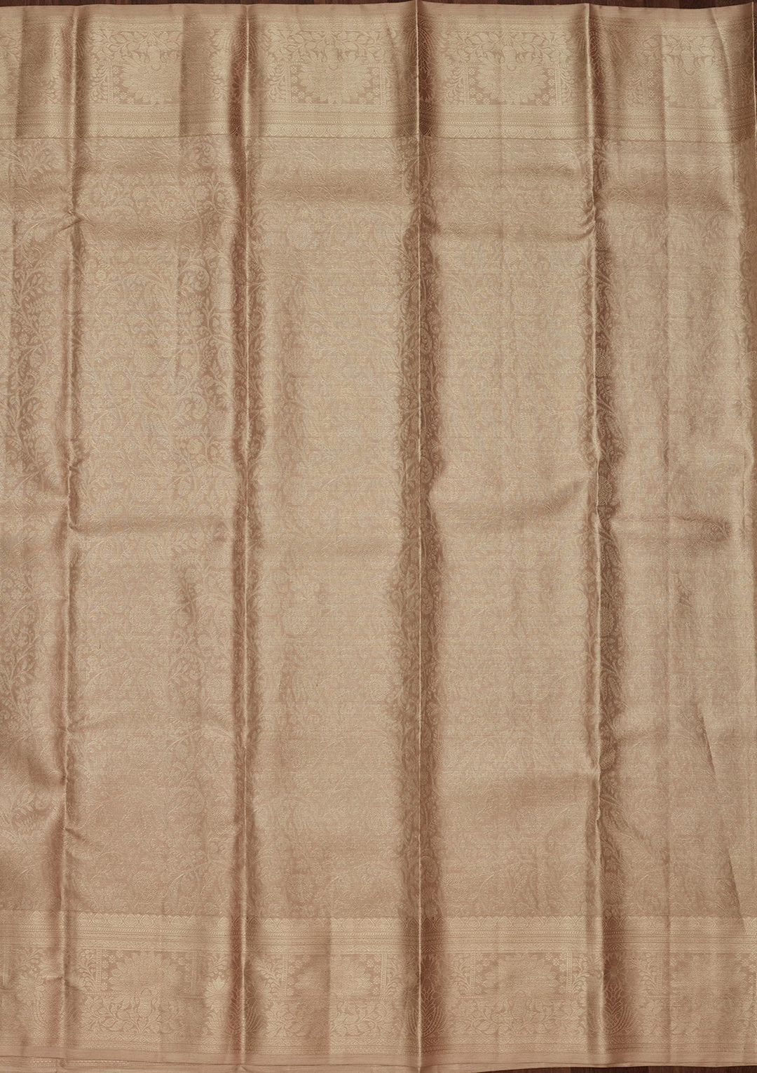 Light Grey Zariwork Tissue Silk Saree-Koskii