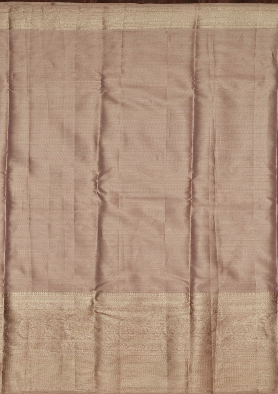 Beige Zariwork Tissue Silk Saree-Koskii